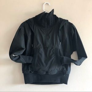 Lululemon Cropped Running 1/4 Zip Hoodie